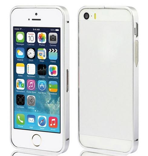 Алюминиевый бампер для iPhone 5/5s серебряный фото