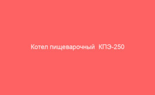 Котел пищеварочный  КПЭ-250